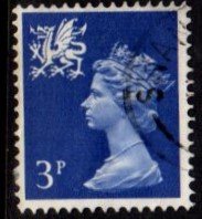 Wales - #WMMH2 Machin Queen Elizabeth II - Used