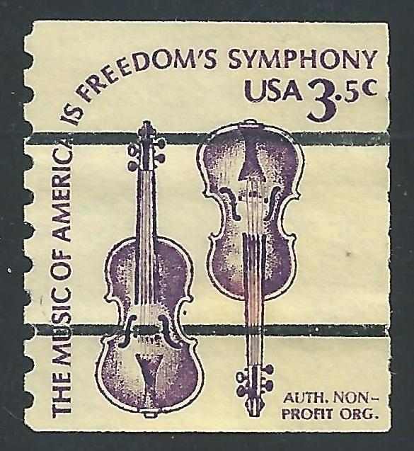 US #1813a 3.5c Weaver Violins
