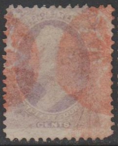 U.S.  Scott #153 Red Cancel - Stanton Stamp - Used Single