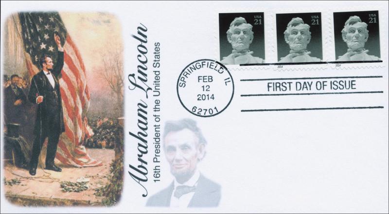 SC 4860, 2014 Abraham Lincoln, FDC, Item 14-029