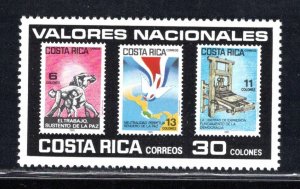 COSTA RICA SC# 326  FVF/MNH