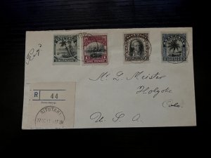 1931 Registered Cook Islands Aitutaki Cover to Holyoke CO USA