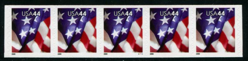 4394 US 44c Star Flag SA coil, MNH PNC5 # V1111 P/V