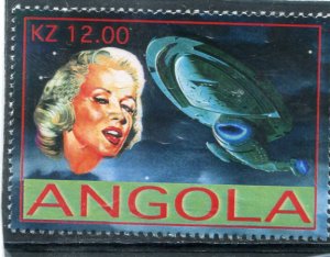 Angola 2001 SPACE Marilyn Monroe 1 value Perforated Mint (NH)