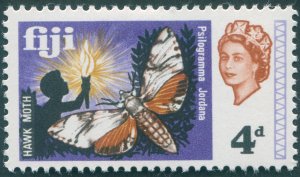 Fiji 1968 4d Psilogramma jordana Moth SG375 unused