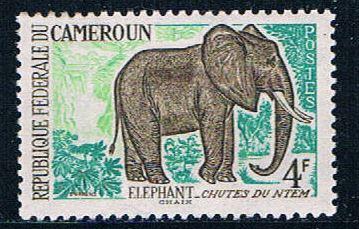 Cameroun 363 MNH Elephant 1962 (C0250)+