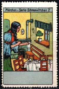 Vintage Germany Poster Stamp Fairy Tales - Snow White Series 2