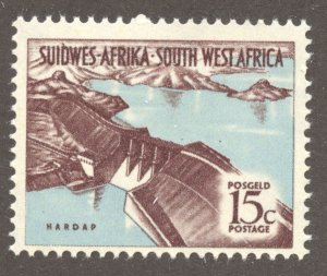 South West Africa Scott 277 MNHOG - 1961 15c Hardap Dam - SCV $13.00