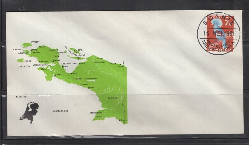Netherlands New Guinea cover postmark BOSNIK 1961 (#24)