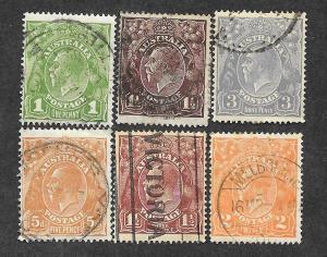 Australia 6 Oldies Used!