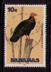 BAHAMAS Sc# 710 USED FVF Turkey Vulture 1991