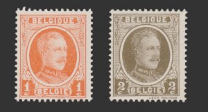 BELGIUM STAMP 1922 - 27. SCOTT # 144 - 145. UNUSED