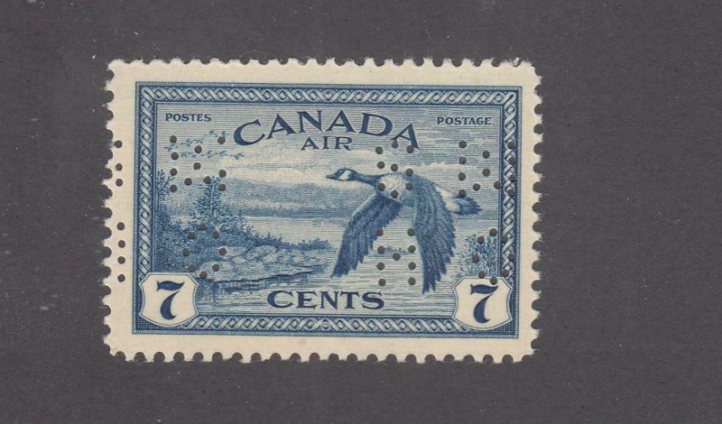 CANADA # OC9 VF-MNH OHMS HOLES 7cts CANADA GEESE