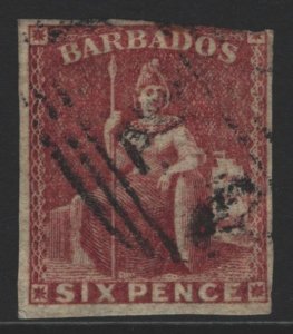 Barbados Sc#8 Used