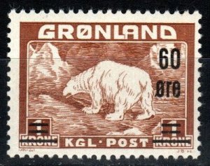 Greenland #40 MNHCV $67.50 (A417)