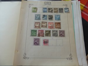 Chile Airmails and Telegraph Stamp Collection 1936-1970 on Yvert Album Pages