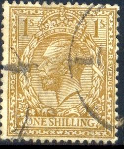 King George V, 1.5p, Great Britain #212, stamp Used