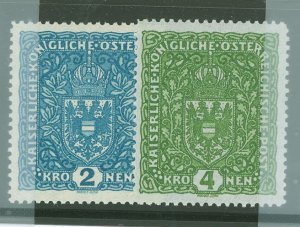 Austria #164/166  Single
