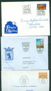 Finland. 3 Covers Postal Used. 1972/2. - 1978,