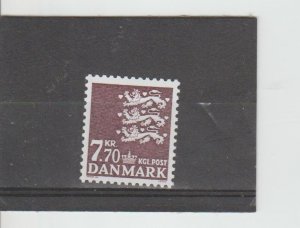 Denmark  Scott#  809  MNH  (1989 State Seal)