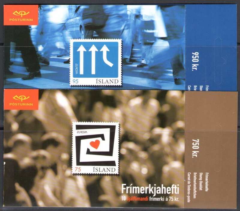 2006 EUROPA CEPT Iceland, 2 Booklets, MNH**
