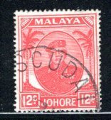 Johore SC #139  VF, Used, CV $9.00 ...... 3180201