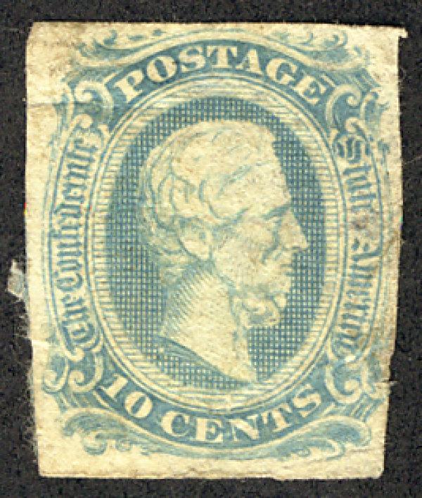 US #CONFED US #11  VF mint, MILKY BLUE COLOR,  no gum,   Good example of this...