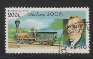 Laos 1306 Steam Locomotives 1997