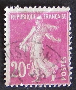1925 -1926 Sower - New Values , Europe, France, SC: 167, YT: 190, №1005-T