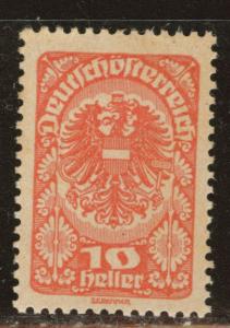 Austria Scott 204 MH*  stamp deep rose color