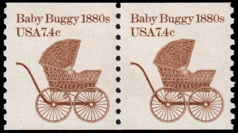 United States - Scott 1902 - Mint-Never-Hinged - Attached Coil Pair