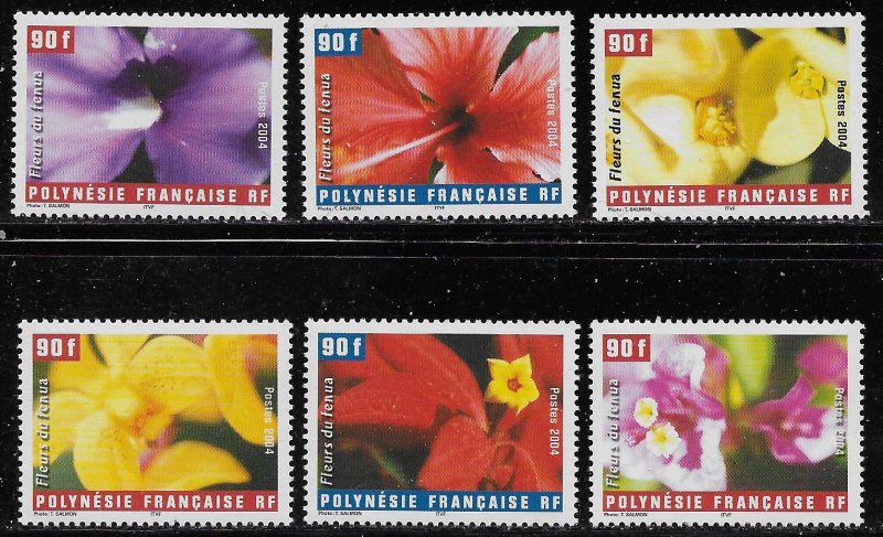 French Polynesia Scott #'s 885a-f MNH