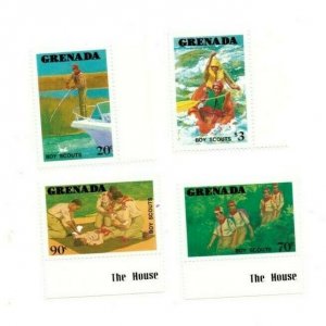 Grenada 1988 - 16th World Jamboree Australia Boy Scouts - Set Of 4 Stamps - MNH