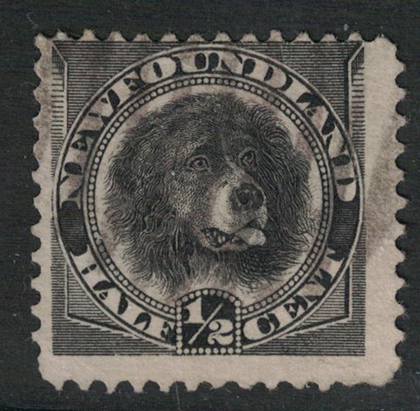 Newfoundland # 58 Used sound  with light cancel Cat $ 10