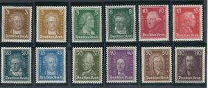 Germany 551-62 Mi 385-97 MNH VF 1926-7 SCV $875.00