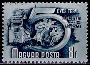 Hungary; 1951: Sc. # 945: O/Used CTO Wmk. 106 Single Stamp