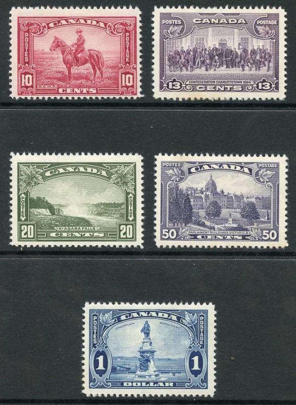 Canada SG347/51 1935 KGV High Values Set P12 M/M