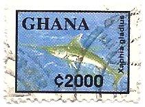 Ghana 1838 (used) 2000ce swordfish (1995)
