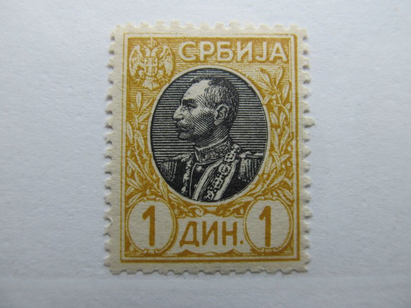 Serbien Serbia 1905-11 1d Perf 11½ Fine MNG A5P18F374