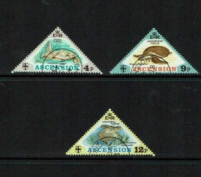 Ascension Island: 1973, Turtles, Fine Used set