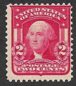 Doyle's_Stamps: MvLH 1903 Patriotic 2c Washington, Scott #319*