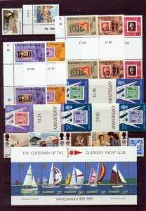 Guernsey Space Ships Mini Sheets MNH (Apx 100)Face 15+(AED 675