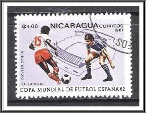 Nicaragua #1107 Soccer World Cup CTO NH