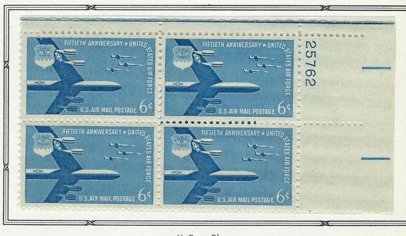 United States  Plate  Block of 4  mnh SC  c49