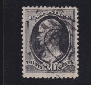 US 190 30c Hamilton Used VF-XF SCV $90