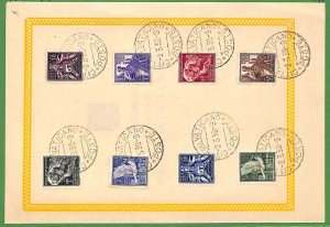 ZA1626 - VATICAN - Saxon STAMPS # 1/08 AIRMAIL - on SHEET 1939-