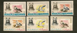 Ajman 16-18 & C7-C9 Birds MNH