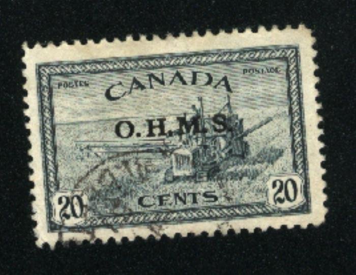 Canada #O8   u    VF 1949-50 PD