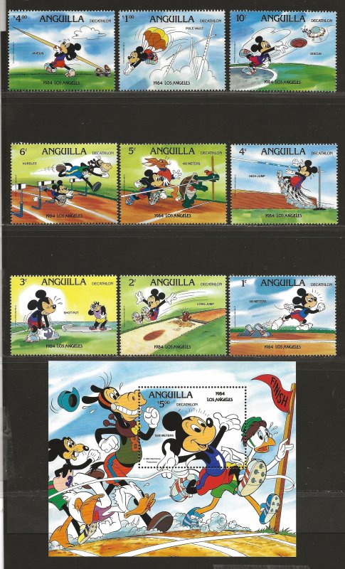 ANGUILLA SC# 559-68   VF/MNH