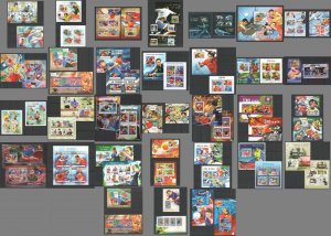 Ks 2010-2016 Sport Table Tennis Ping Pong World Champions ! 30Kb+30Bl Mnh